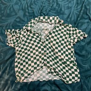 Green Checkered Shirt